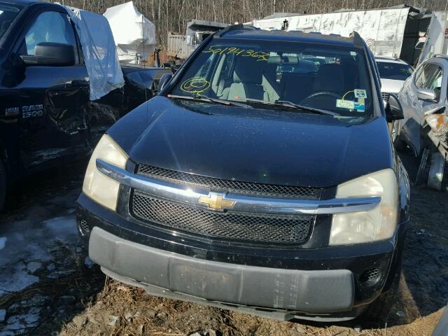 2CNDL23F566178356 - 2006 CHEVROLET EQUINOX LS BLACK photo 2