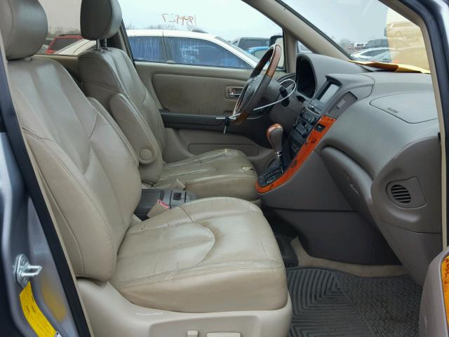 JTJHF10U420255213 - 2002 LEXUS RX 300 GRAY photo 5