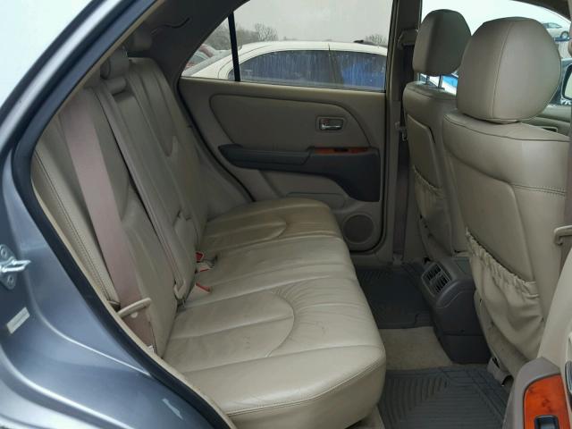 JTJHF10U420255213 - 2002 LEXUS RX 300 GRAY photo 6