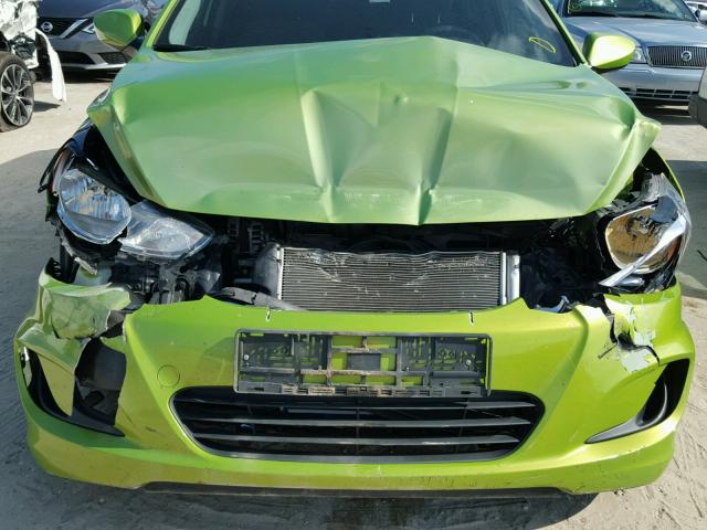 KMHCT5AE2CU050208 - 2012 HYUNDAI ACCENT GLS GREEN photo 9