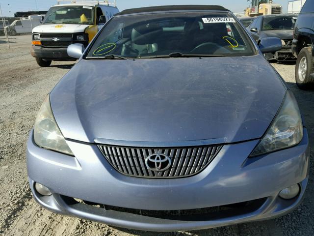 4T1FA38P96U106230 - 2006 TOYOTA CAMRY SOLA BLUE photo 9