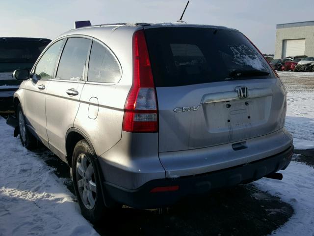 JHLRE48797C122465 - 2007 HONDA CR-V EXL SILVER photo 3