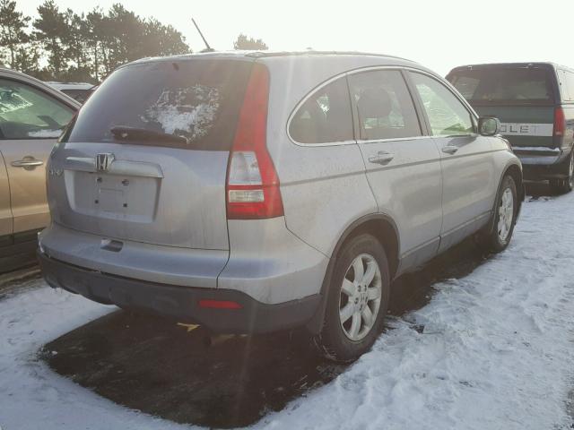 JHLRE48797C122465 - 2007 HONDA CR-V EXL SILVER photo 4