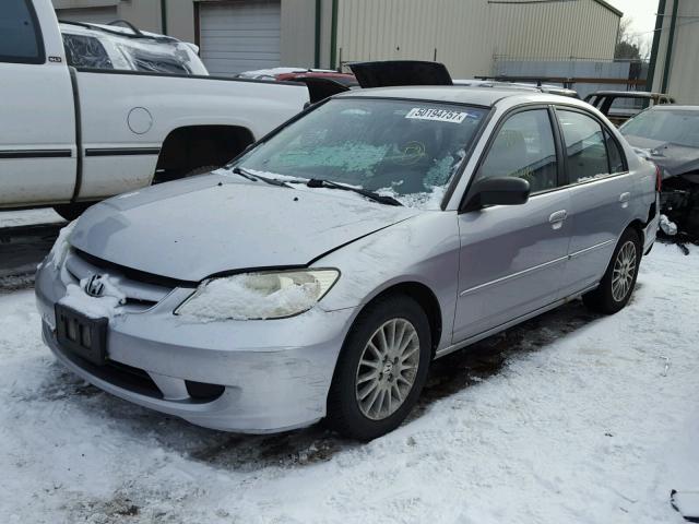 2HGES16515H626685 - 2005 HONDA CIVIC LX TAN photo 2