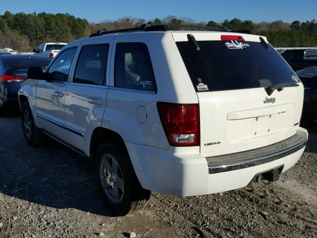 1J8HS58247C505380 - 2007 JEEP GRAND CHER WHITE photo 3