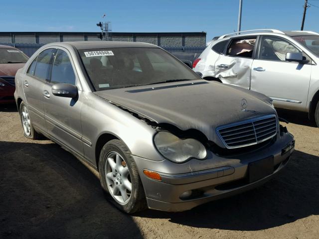 WDBRF84J74F500245 - 2004 MERCEDES-BENZ C 320 4MAT GRAY photo 1