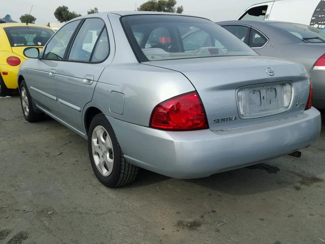 3N1CB51D54L865368 - 2004 NISSAN SENTRA 1.8 SILVER photo 3