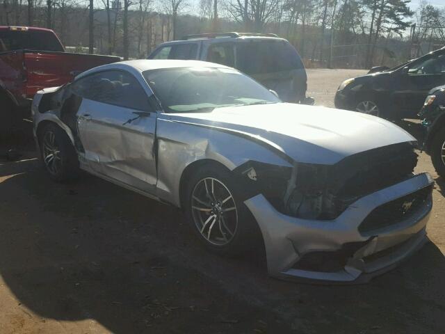 1FA6P8TH4F5377972 - 2015 FORD MUSTANG SILVER photo 1