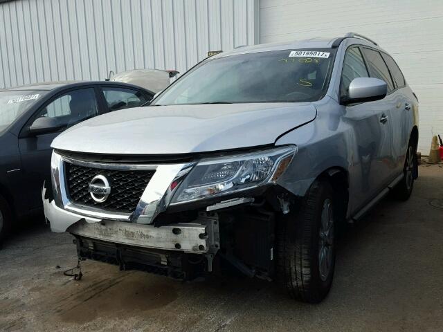 5N1AR2MM8DC646471 - 2013 NISSAN PATHFINDER SILVER photo 2