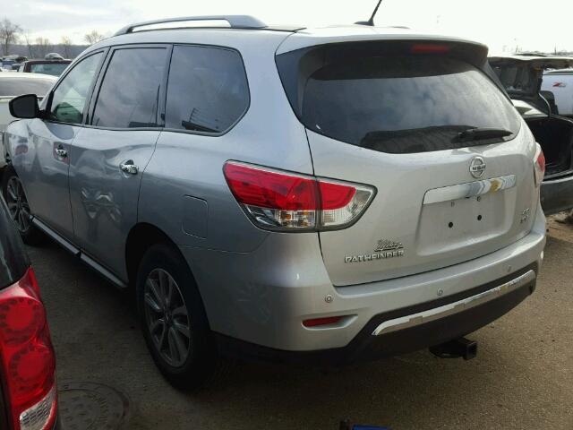 5N1AR2MM8DC646471 - 2013 NISSAN PATHFINDER SILVER photo 3