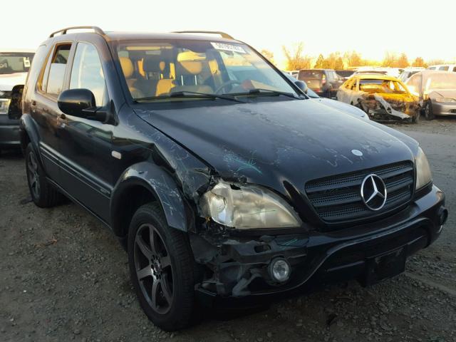 4JGAB54E91A253519 - 2001 MERCEDES-BENZ ML 320 BLACK photo 1