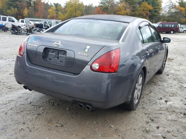 1N4BA41E16C831348 - 2006 NISSAN MAXIMA SE GRAY photo 4