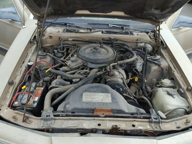 1FABP4635GH124019 - 1986 FORD THUNDERBIR TAN photo 7