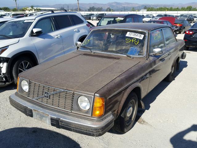 00VC24245M1152674 - 1979 VOLVO 240 BROWN photo 2