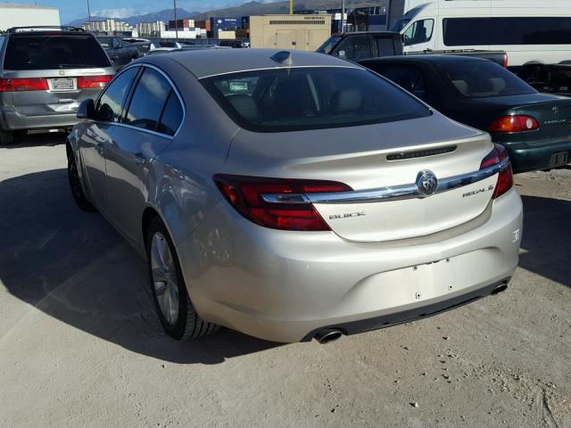 2G4GK5EX1G9157351 - 2016 BUICK REGAL 金色 照片 3