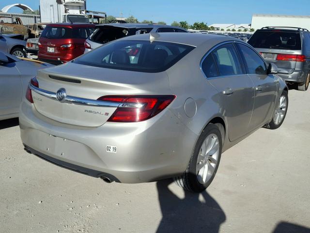 2G4GK5EX1G9157351 - 2016 BUICK REGAL 金色 照片 4