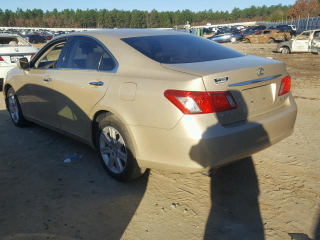 JTHBJ46G972030595 - 2007 LEXUS ES 350 TAN photo 3