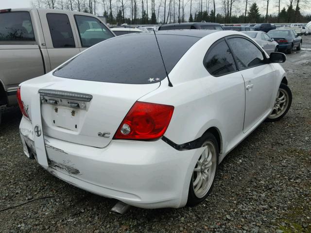 JTKDE167860074698 - 2006 TOYOTA SCION TC 白色 照片 4