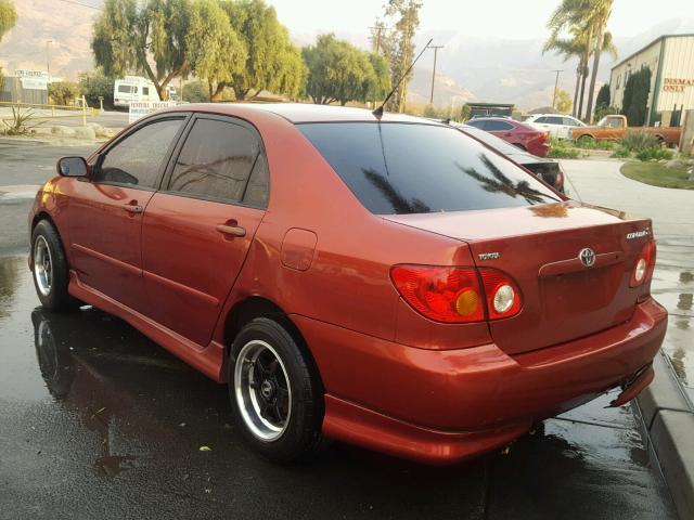 1NXBR32E93Z039624 - 2003 TOYOTA COROLLA CE BURGUNDY photo 3