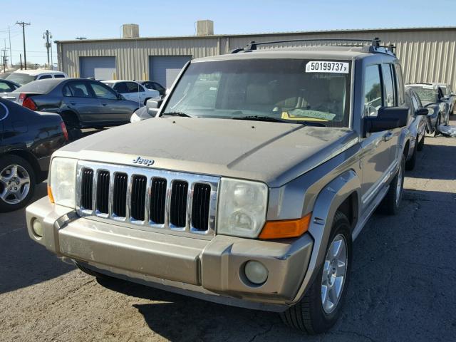 1J8HG58286C293406 - 2006 JEEP COMMANDER GRAY photo 2