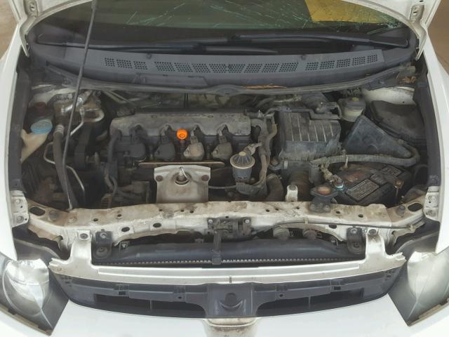 1HGFA16526L041643 - 2006 HONDA CIVIC LX WHITE photo 7