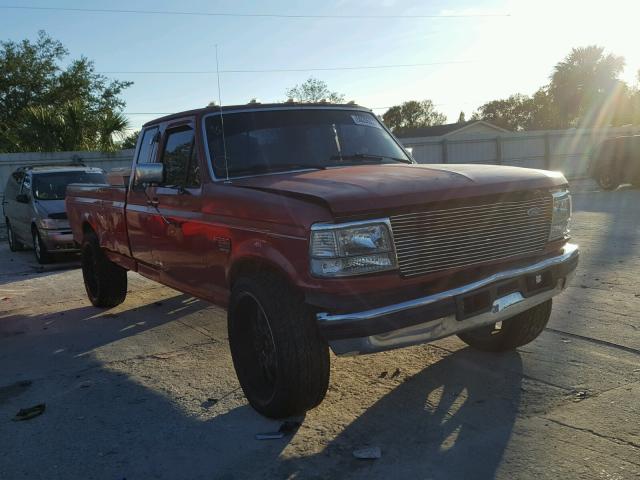 1FTHX25F1TEA93352 - 1996 FORD F250 RED photo 1