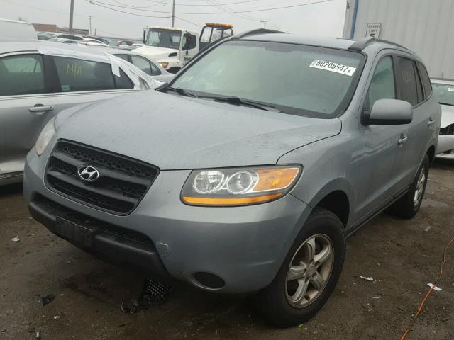 5NMSG13D68H197552 - 2008 HYUNDAI SANTA FE G GRAY photo 2