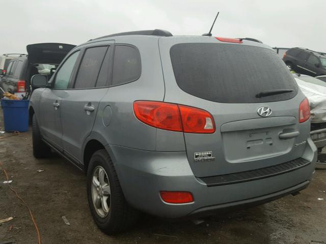 5NMSG13D68H197552 - 2008 HYUNDAI SANTA FE G GRAY photo 3