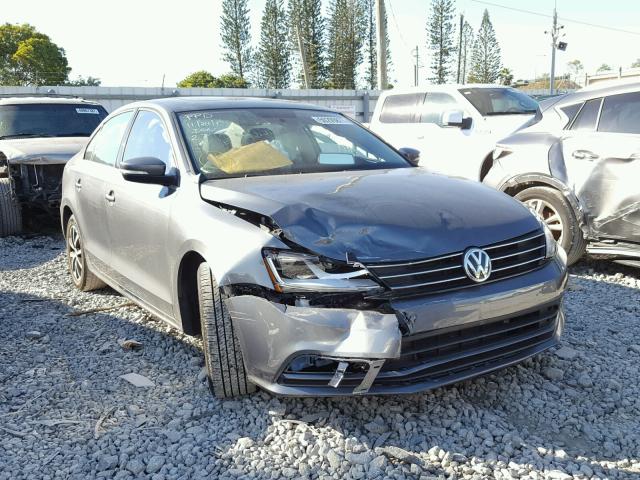 3VWDB7AJ7HM234900 - 2017 VOLKSWAGEN JETTA SE GRAY photo 1