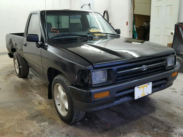 JT4RN81A9N0094496 - 1992 TOYOTA PICKUP 1/2 BLACK photo 1