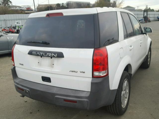 5GZCZ63475S831364 - 2005 SATURN VUE WHITE photo 4