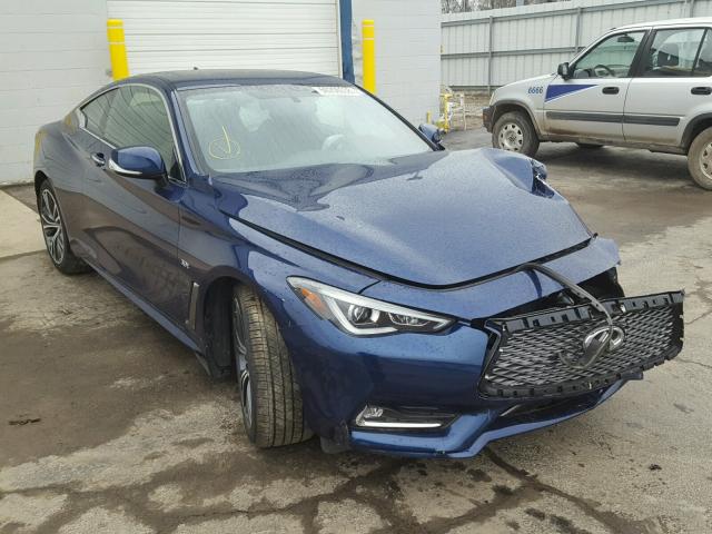 JN1EV7EL7HM552668 - 2017 INFINITI Q60 PREMIU BLUE photo 1