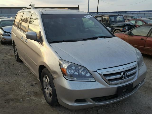 5FNRL38685B423653 - 2005 HONDA ODYSSEY EX SILVER photo 1