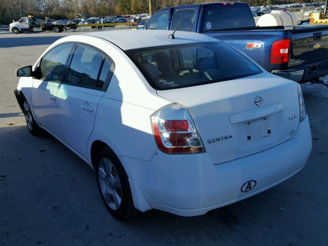 3N1AB61E67L641780 - 2007 NISSAN SENTRA 2.0 WHITE photo 3