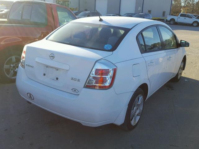 3N1AB61E67L641780 - 2007 NISSAN SENTRA 2.0 WHITE photo 4