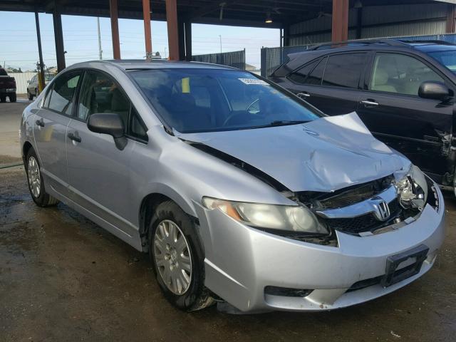 2HGFA16399H335427 - 2009 HONDA CIVIC VP SILVER photo 1