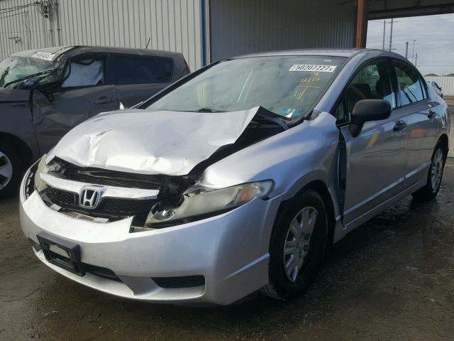 2HGFA16399H335427 - 2009 HONDA CIVIC VP SILVER photo 2