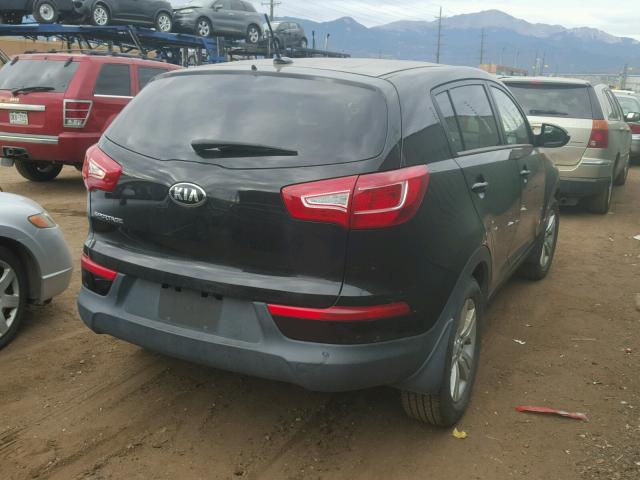 KNDPB3A25D7403284 - 2013 KIA SPORTAGE B BLACK photo 4