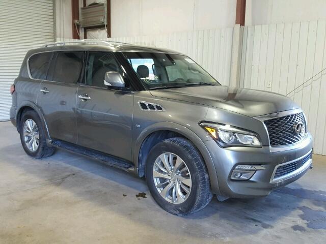 JN8AZ2NFXF9573225 - 2015 INFINITI QX80 GRAY photo 9