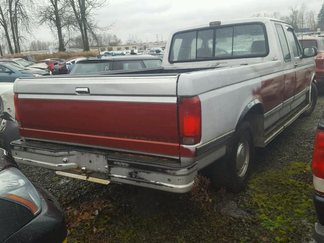 1FTEX15Y8PKB42634 - 1993 FORD F150 SILVER photo 4