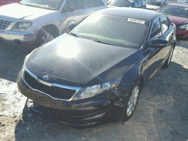 5XXGN4A70CG045901 - 2012 KIA OPTIMA EX BLACK photo 2