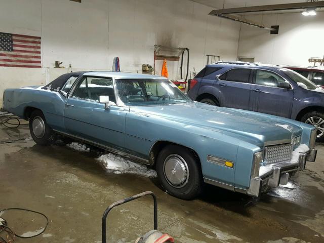 6L47S5Q228033 - 1975 CADILLAC CADILLAC BLUE photo 1