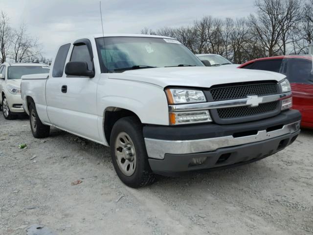 1GCEC19X45Z290295 - 2005 CHEVROLET SILVERADO WHITE photo 1