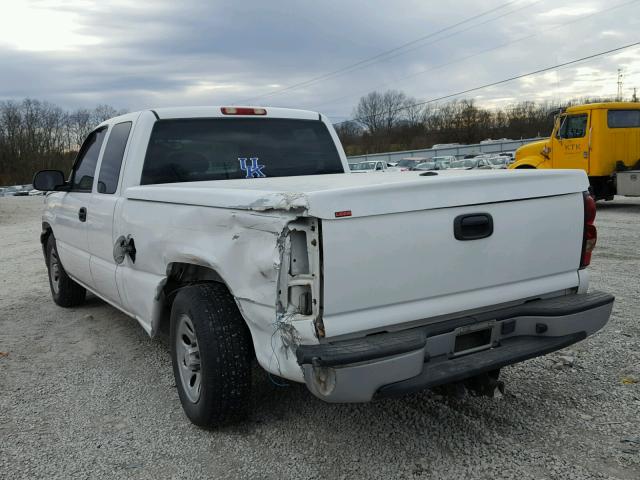 1GCEC19X45Z290295 - 2005 CHEVROLET SILVERADO WHITE photo 3