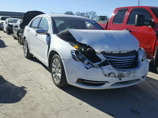 1C3CCBAB1EN230337 - 2014 CHRYSLER 200 LX WHITE photo 1