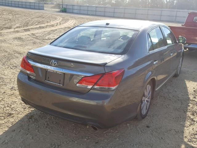 4T1BK3DB9BU414045 - 2011 TOYOTA AVALON BAS SILVER photo 4