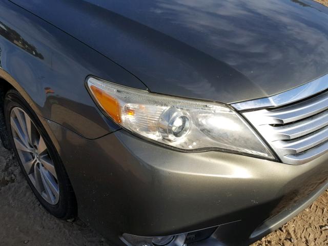 4T1BK3DB9BU414045 - 2011 TOYOTA AVALON BAS SILVER photo 9