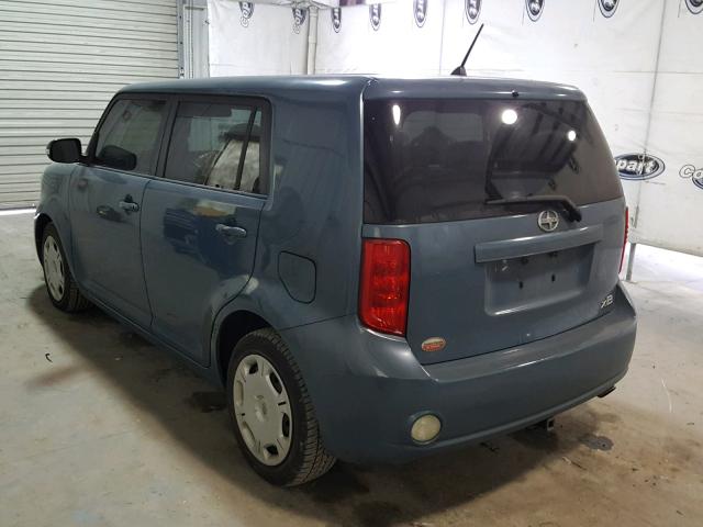 JTLKE50E181021923 - 2008 TOYOTA SCION XB TEAL photo 3