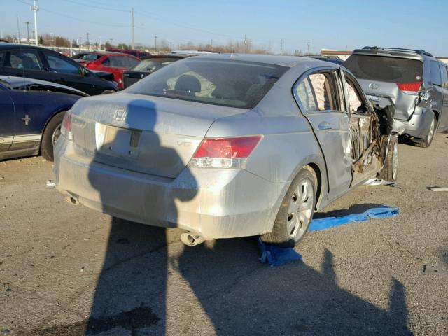 1HGCP3F82AA000182 - 2010 HONDA ACCORD EXL SILVER photo 4