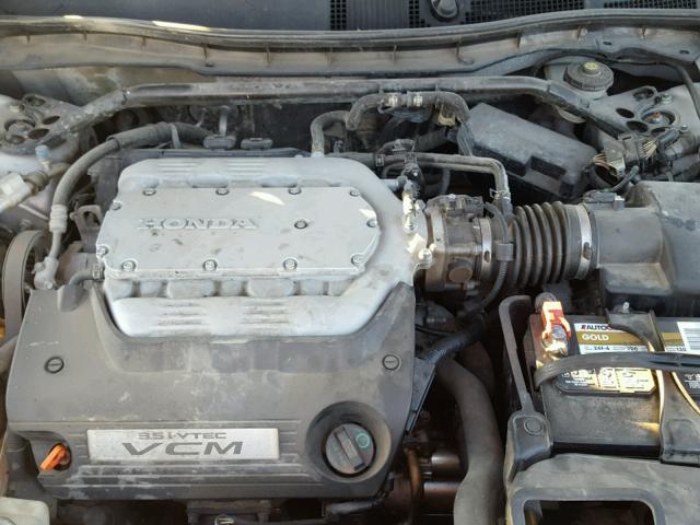 1HGCP3F82AA000182 - 2010 HONDA ACCORD EXL SILVER photo 7